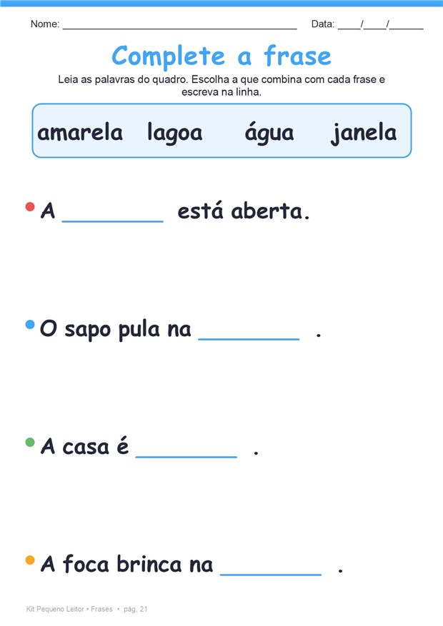 Página de amostra